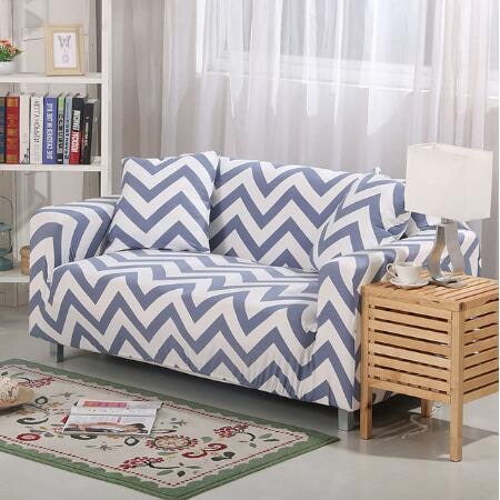 Stretch Sofa Cover with Elastic Slipcover and Matching Pillowcases for Pet Protection Protector - Image 2