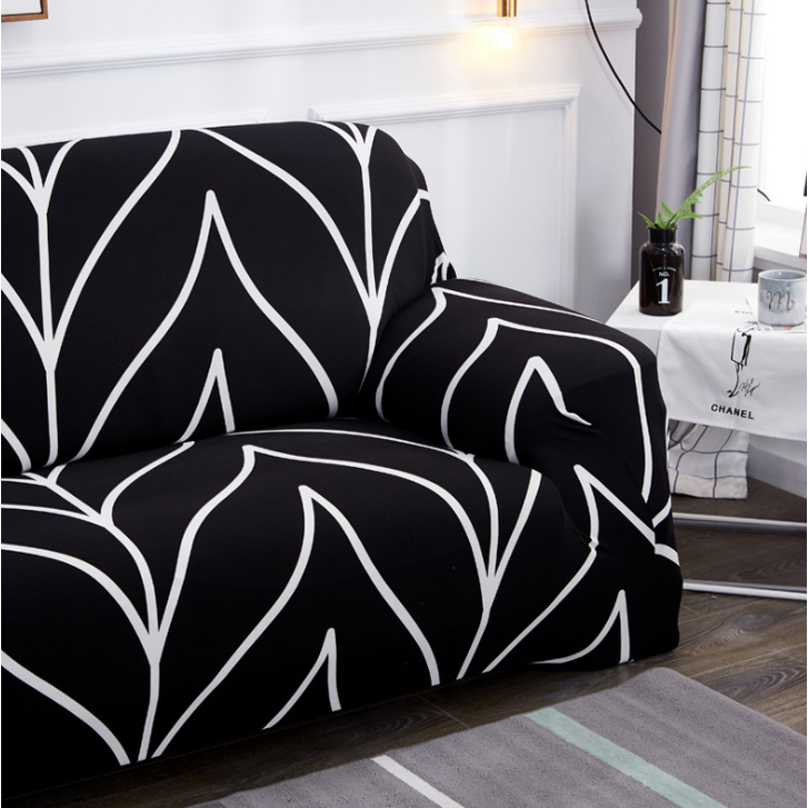 Stretch Sofa Cover with Elastic Slipcover and Matching Pillowcases for Pet Protection Protector - Image 25