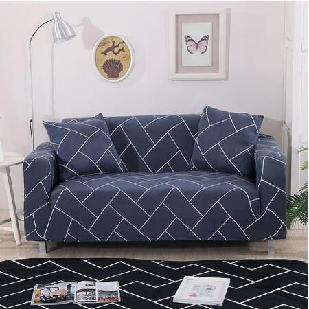 Stretch Sofa Cover with Elastic Slipcover and Matching Pillowcases for Pet Protection Protector - Image 3