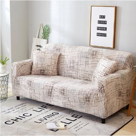 Stretch Sofa Cover with Elastic Slipcover and Matching Pillowcases for Pet Protection Protector - Image 4