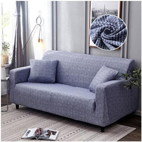Stretch Sofa Cover with Elastic Slipcover and Matching Pillowcases for Pet Protection Protector - Image 5