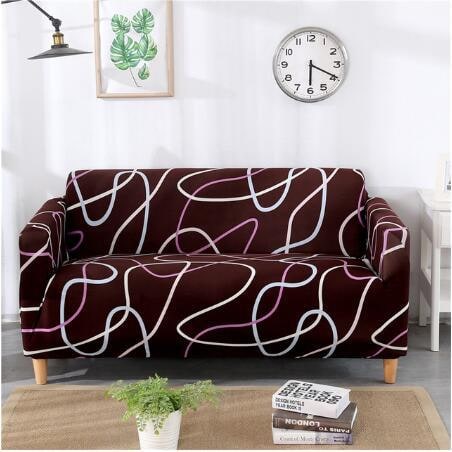 Stretch Sofa Cover with Elastic Slipcover and Matching Pillowcases for Pet Protection Protector - Image 6