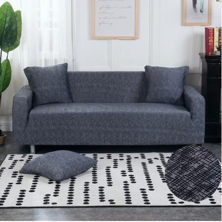Stretch Sofa Cover with Elastic Slipcover and Matching Pillowcases for Pet Protection Protector - Image 7