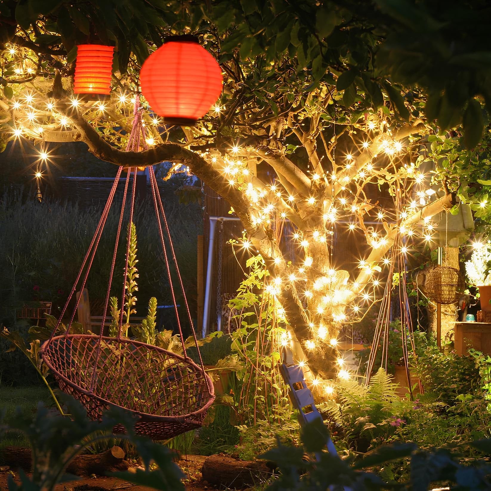String Lights Fairy with Flexible Copper Wire Micro LED Beads Battery Powered Outdoor Christmas - Image 1