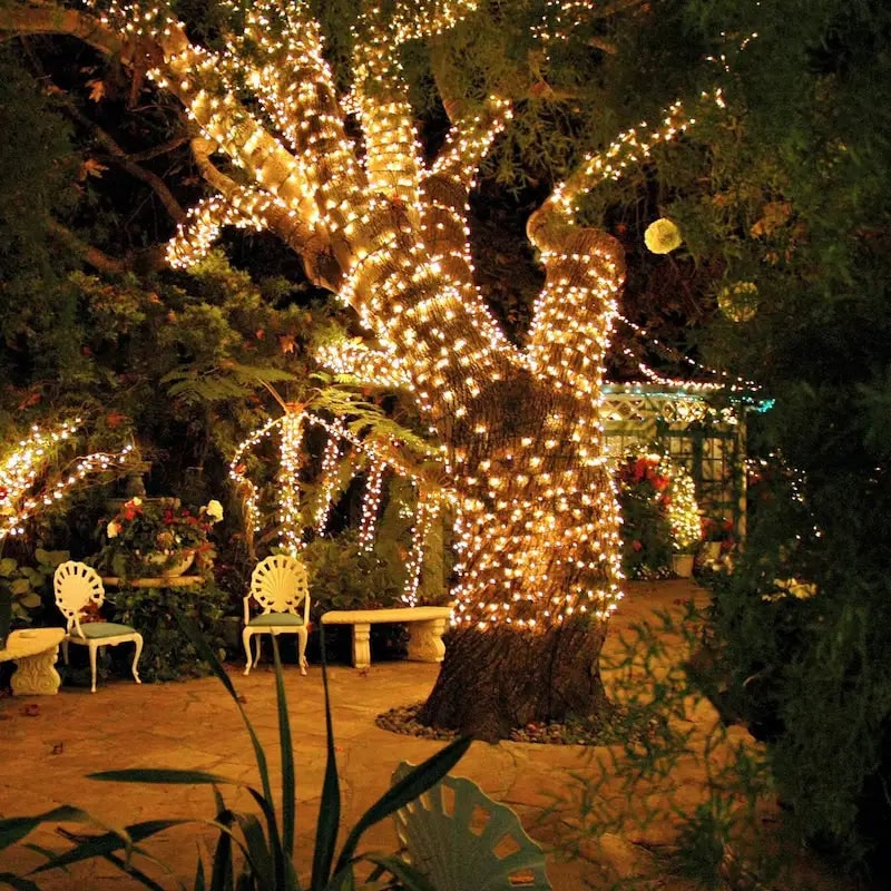 String Lights Fairy with Flexible Copper Wire Micro LED Beads Battery Powered Outdoor Christmas - Image 13