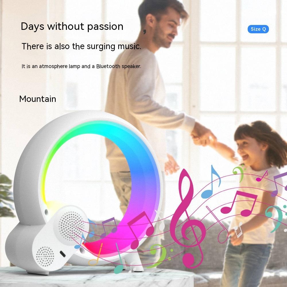 Sunrise Alarm Clock with Digital Display Rgb LED Light Ring and Smart App Control Analog - Image 6