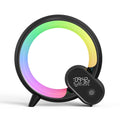 Sunrise Alarm Clock with Digital Display Rgb LED Light Ring and Smart App Control Analog - Image 7