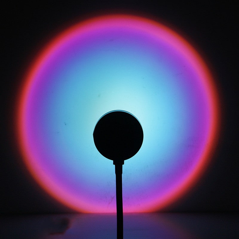 Sunset Lamp Projector LED Night Light with Adjustable Stand for Bedroom Star - Image 1