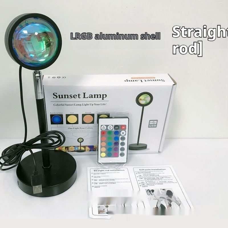Sunset Lamp Projector LED Night Light with Adjustable Stand for Bedroom Star - Image 15