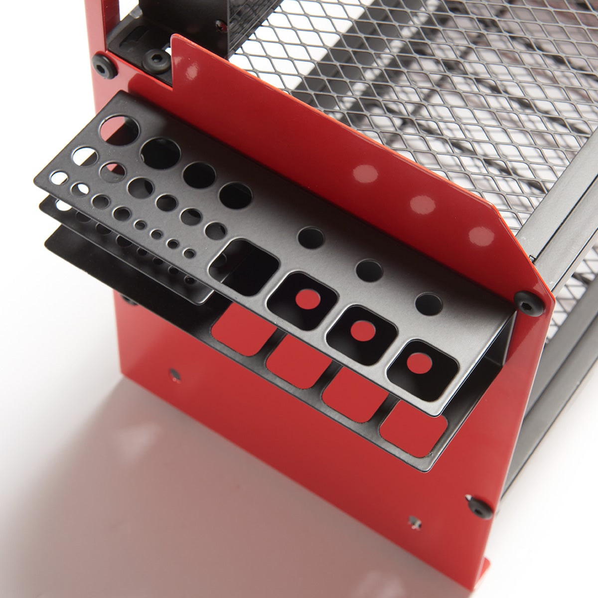 Surge Protected Power Strip Tool Organizer Wall Mounted Metal Eight Outlet Rack - Image 10