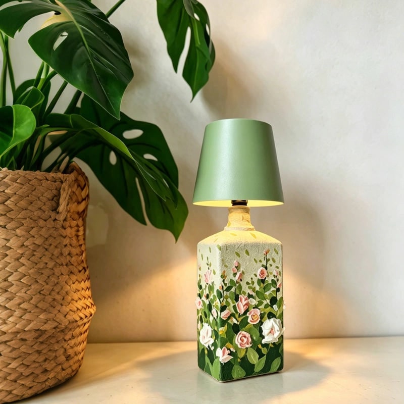Table Lamp Cordless Bottle Rechargeable LED Metal Portable Design - Image 10
