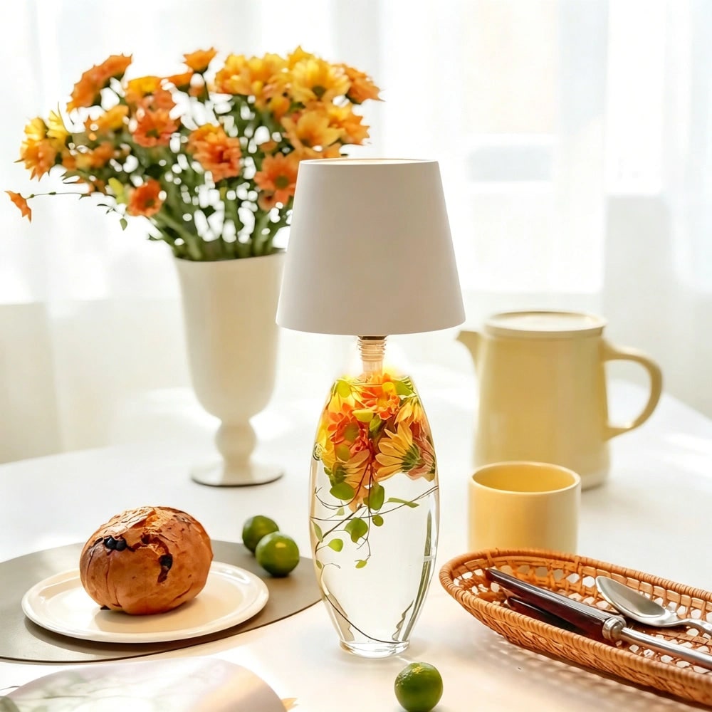 Table Lamp Cordless Bottle Rechargeable LED Metal Portable Design - Image 3