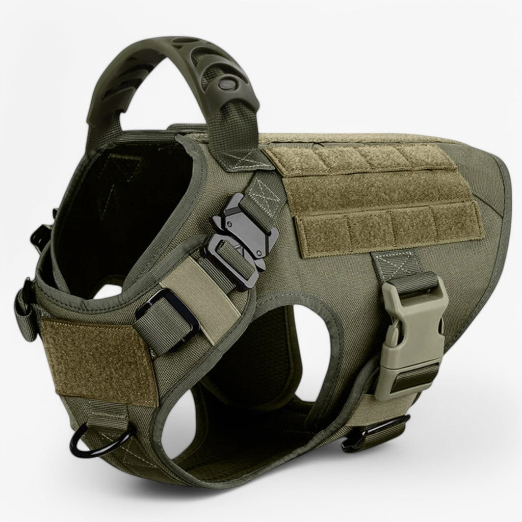 Tactical Dog Harness Vest with Control Handle and Front Clip for Training - Image 14