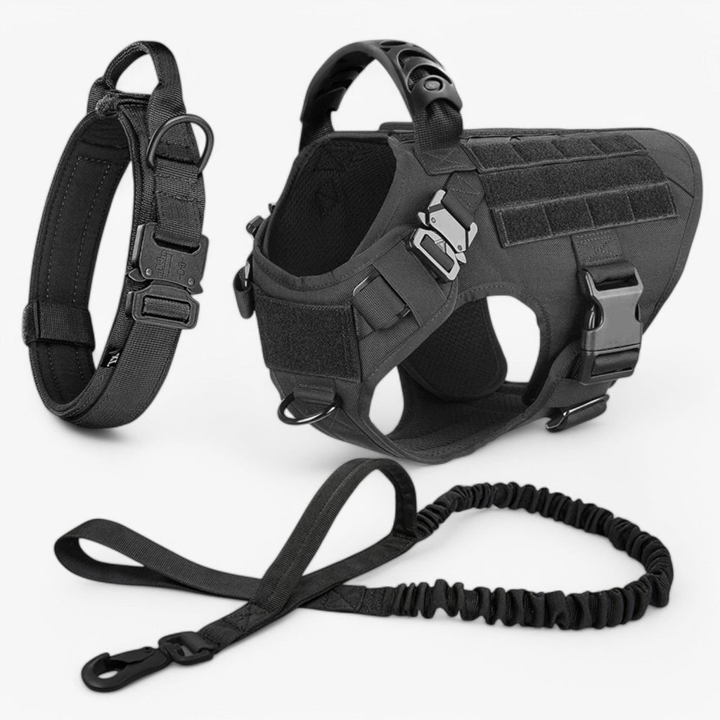 Tactical Dog Harness Vest with Control Handle and Front Clip for Training - Image 4