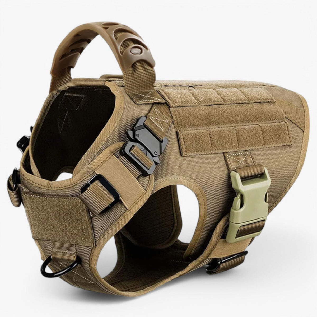 Tactical Dog Harness Vest with Control Handle and Front Clip for Training - Image 8