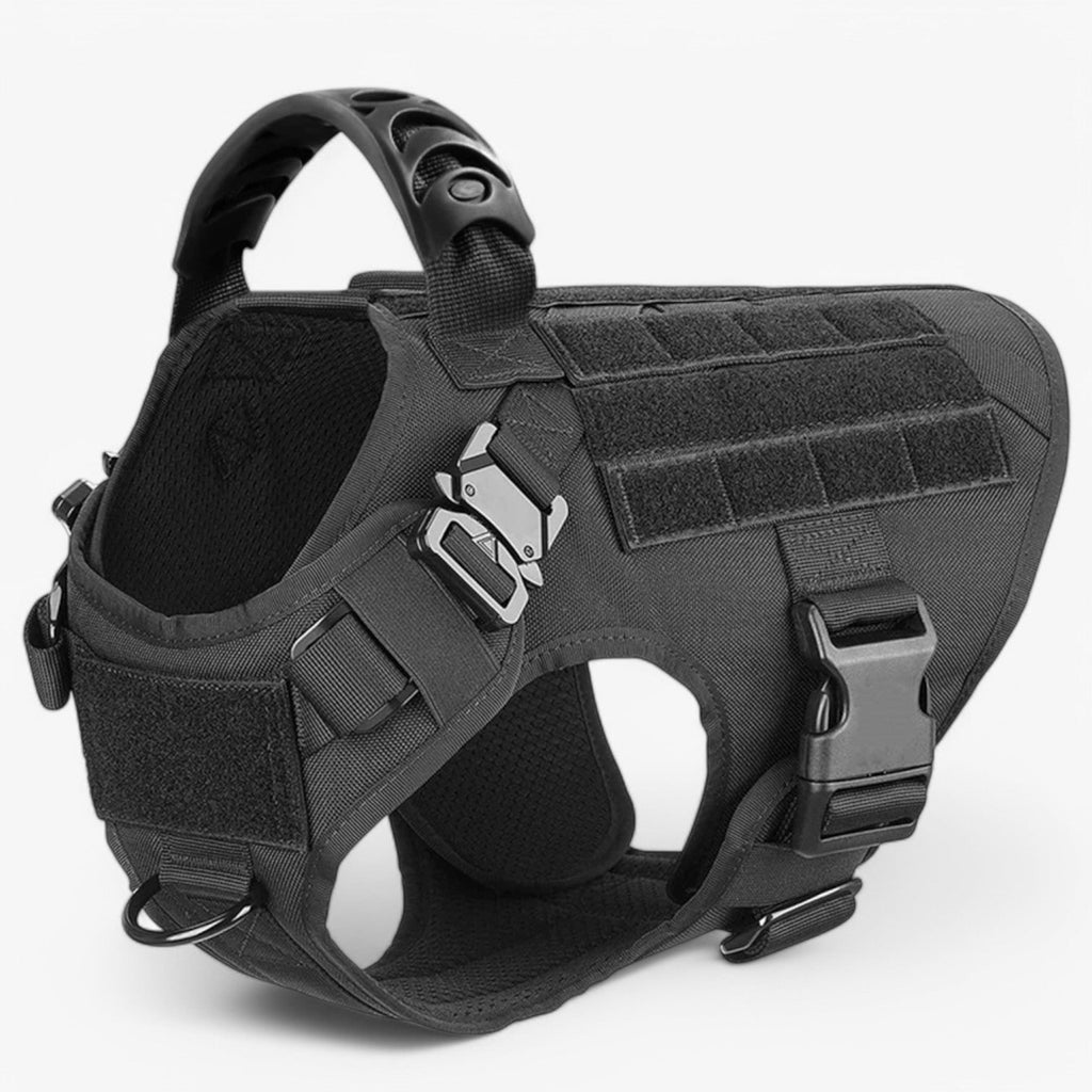 Tactical Dog Harness Vest with Control Handle and Front Clip for Training - Image 9
