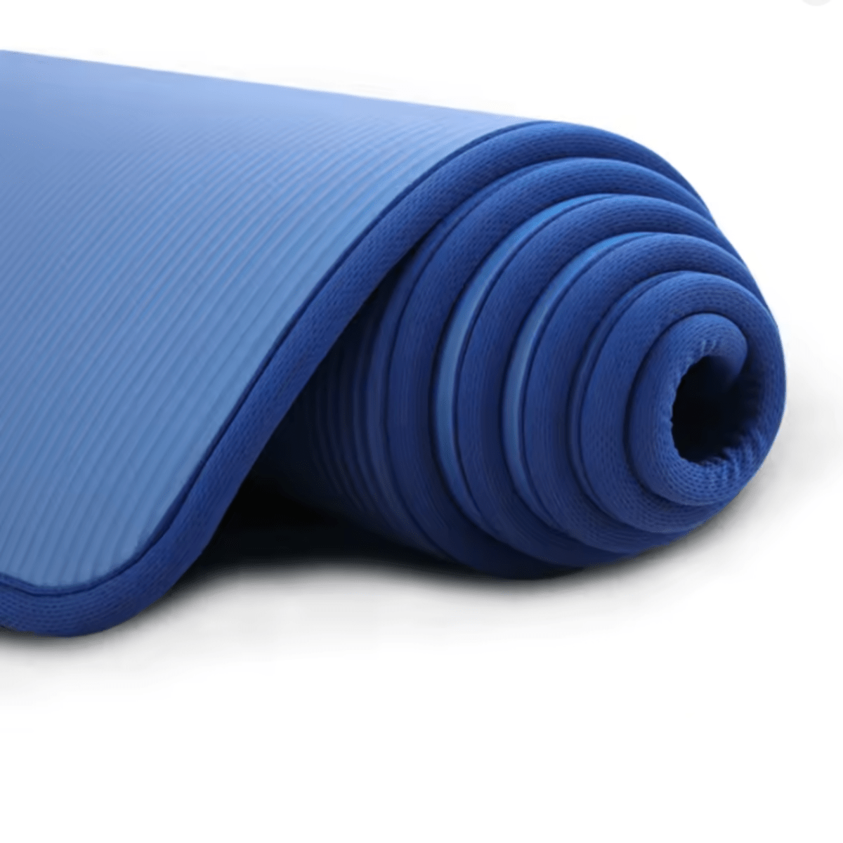 Thick Yoga Mat Exercise Non Slip Cushioned Foam Ribbed Border 10mm With Carrying Bag - Image 10