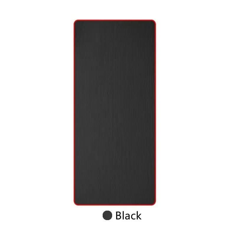 Thick Yoga Mat Exercise Non Slip Cushioned Foam Ribbed Border 10mm With Carrying Bag - Image 7