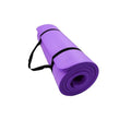 Thick Yoga Mat Exercise Non Slip Foam Portable Carrying Strap Ribbed - Image 3