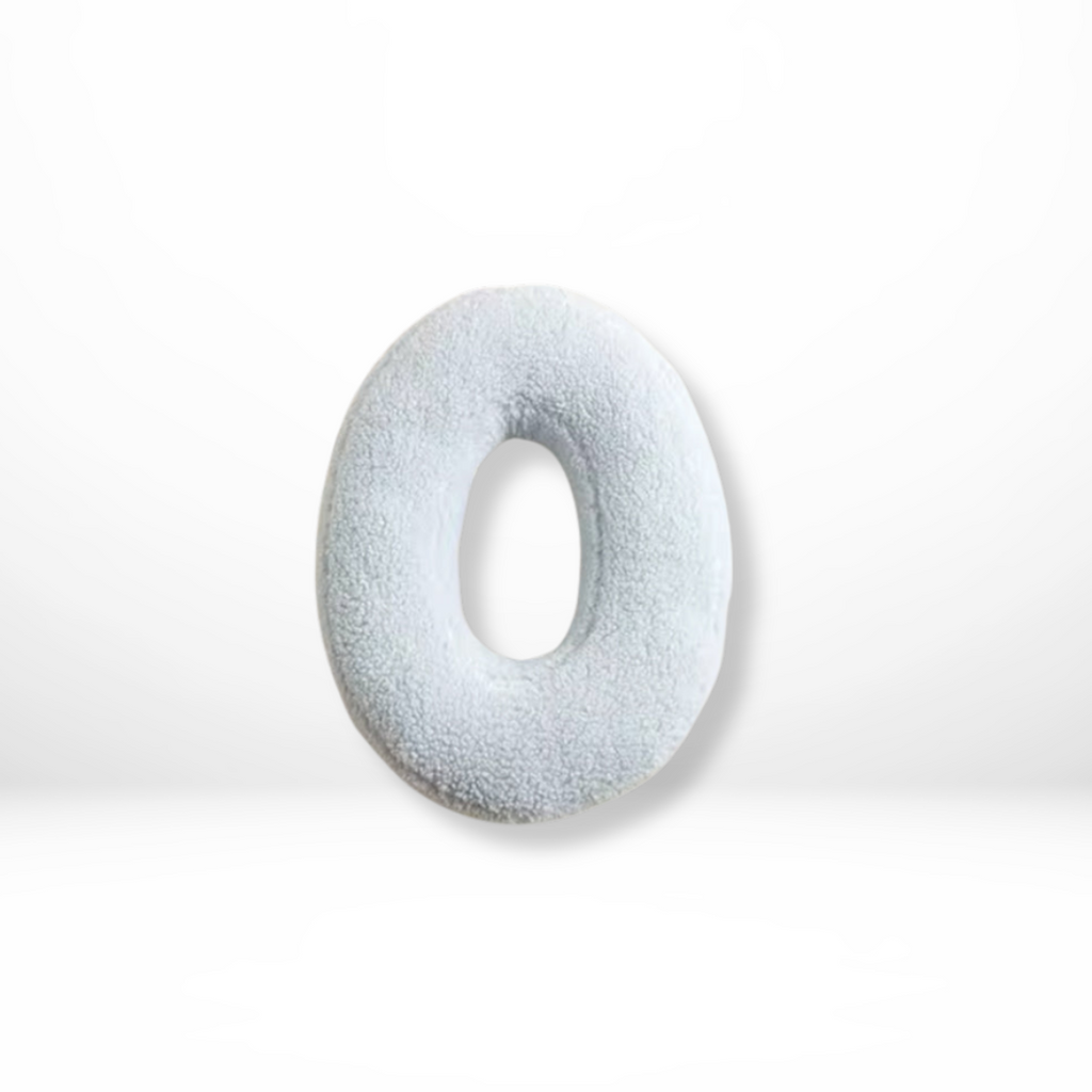 Throw Pillow Letter Alphabet Sherpa Plush Stuffed Cushion Personalized - Image 16