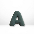 Throw Pillow Letter Alphabet Sherpa Plush Stuffed Cushion Personalized - Image 2
