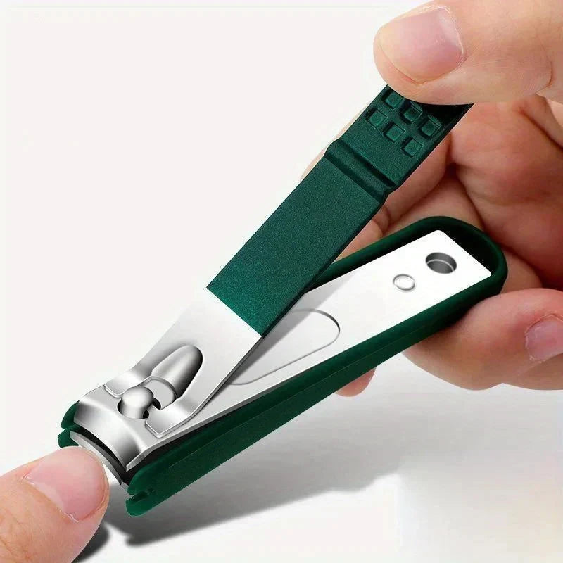 Toe Nail Clipper Set with Fingernail Stainless Steel Professional Kit Metal File and Storage Case - Image 4