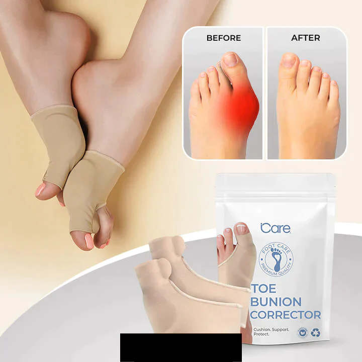 Toe Separators for Bunions with Gel Cushion Pad and Elastic Sleeve - Image 1
