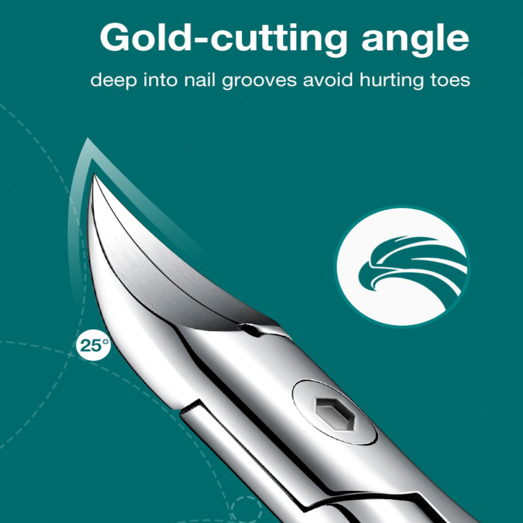Toenail Clipper for Seniors with Sharpest Heavy Duty Curved Blades for Thick Nails - Image 1