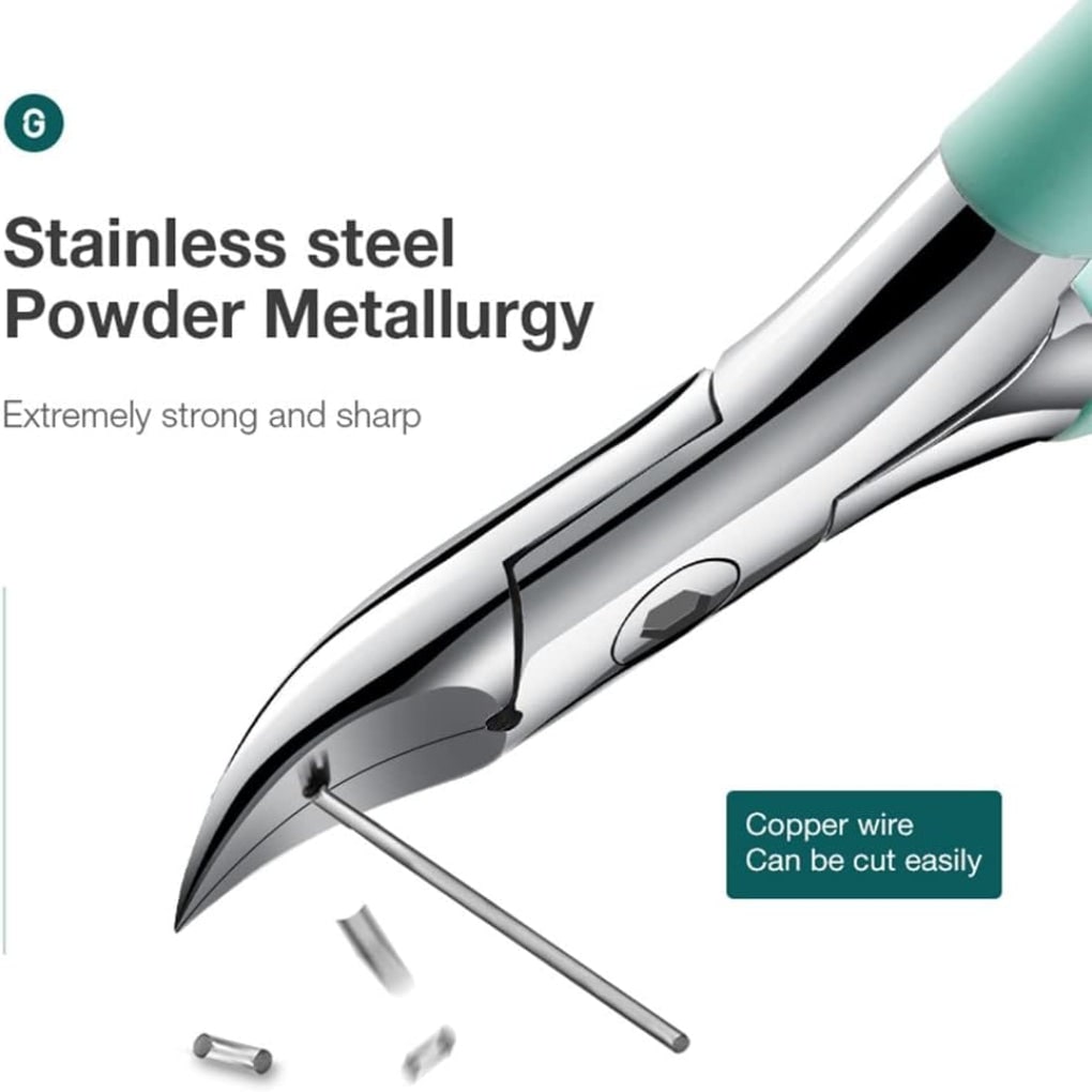 Toenail Clipper for Seniors with Sharpest Heavy Duty Curved Blades for Thick Nails - Image 3