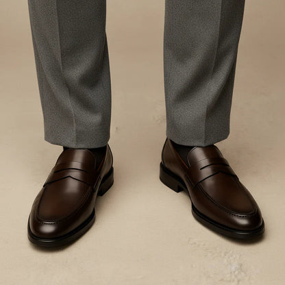 Men’s Refined Slip-On Loafers for Formal and Casual Wear