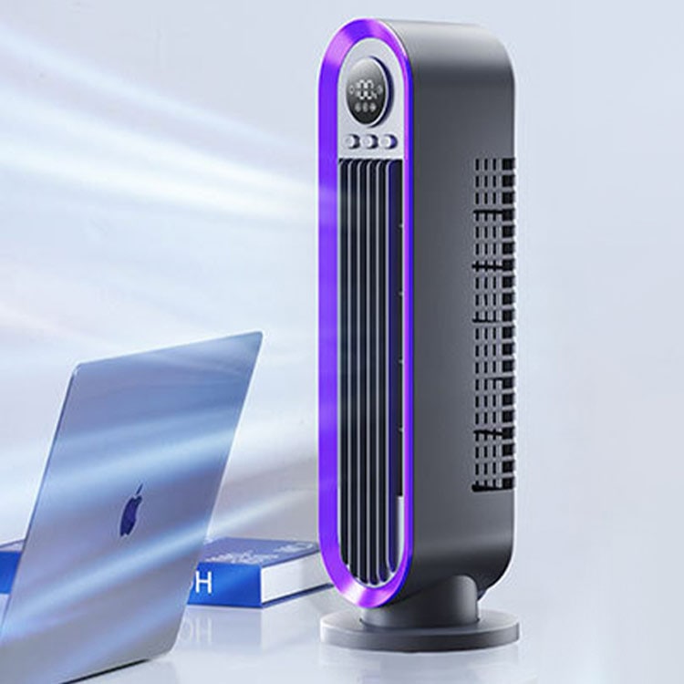 Tower Fan Portable Compact Desktop LED Display Digital Control Desk - Image 2