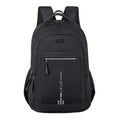 Travel Laptop Backpack Mens Leather Multi-Compartment with Padded Straps Waterproof - Image 10