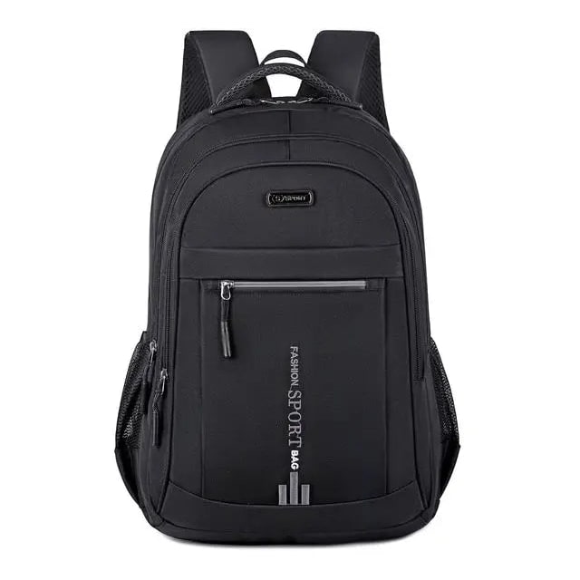 Travel Laptop Backpack Mens Leather Multi-Compartment with Padded Straps Waterproof - Image 10