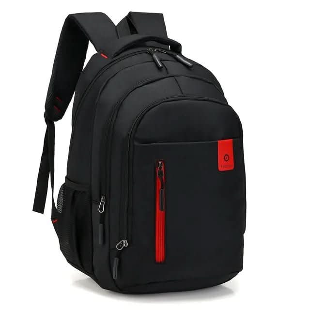 Travel Laptop Backpack Mens Leather Multi-Compartment with Padded Straps Waterproof - Image 12