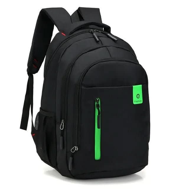 Travel Laptop Backpack Mens Leather Multi-Compartment with Padded Straps Waterproof - Image 14