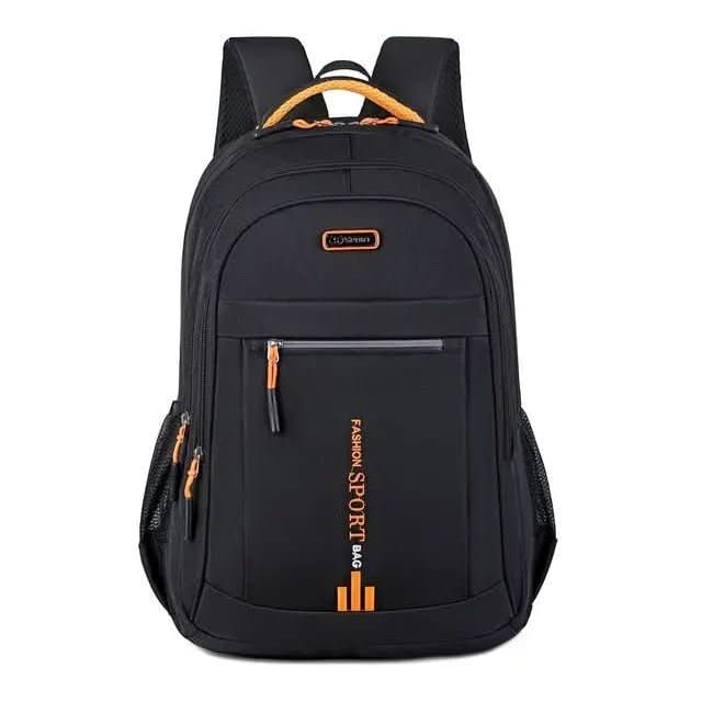 Travel Laptop Backpack Mens Leather Multi-Compartment with Padded Straps Waterproof - Image 15