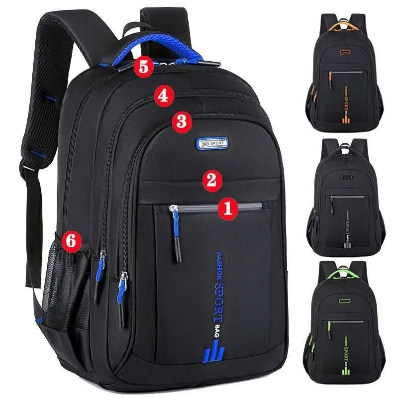 Travel Laptop Backpack Mens Leather Multi-Compartment with Padded Straps Waterproof - Image 8