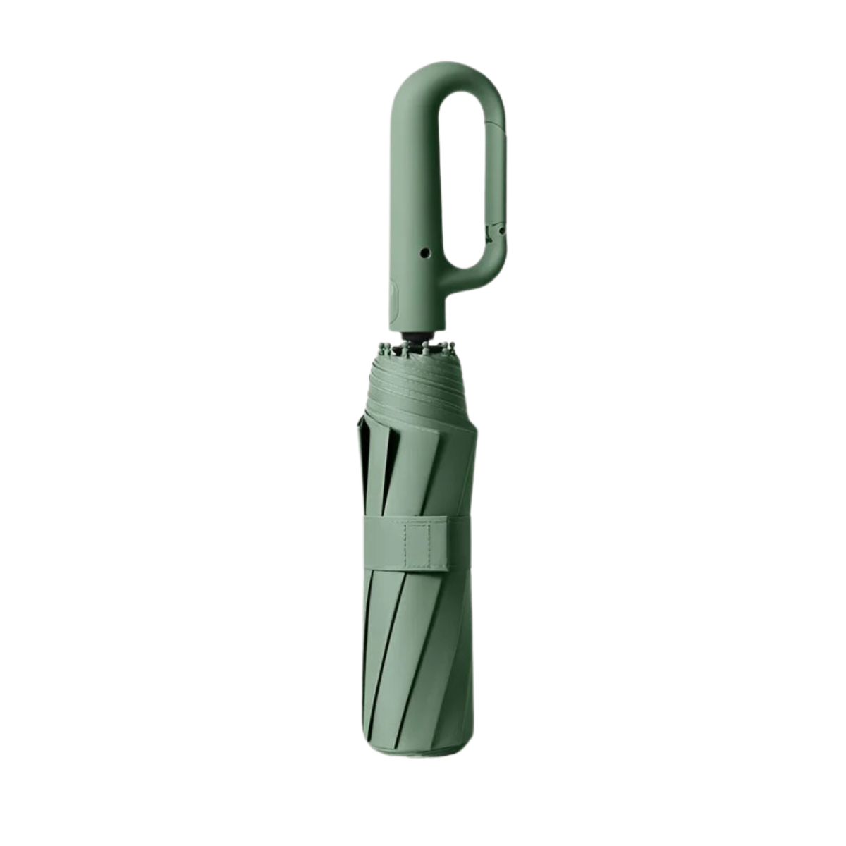 Travel Umbrella Folding Portable Compact Automatic Carabiner Clip Handle Uv Protection - Image 4