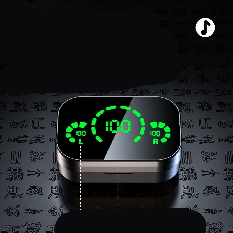 True Wireless Earbuds with Digital Display Charging Case and Bluetooth 5.3 - Image 4