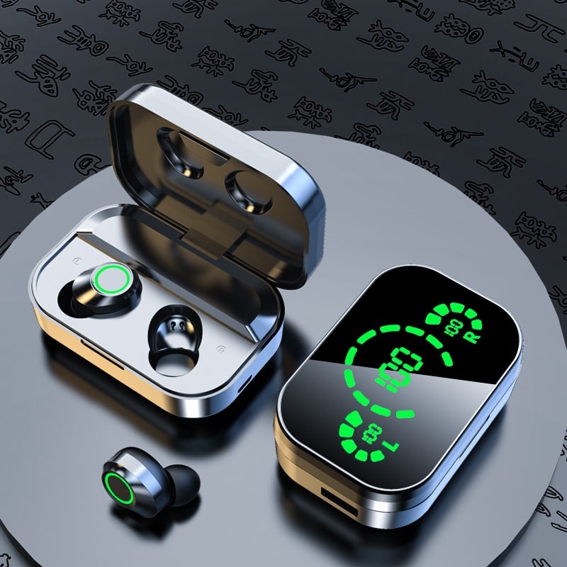 True Wireless Earbuds with Digital Display Charging Case and Bluetooth 5.3 - Image 8
