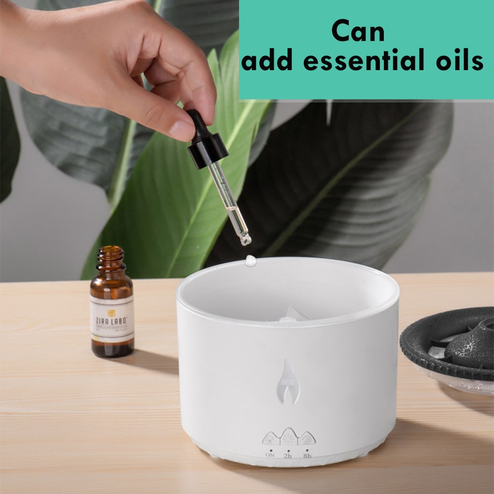 Ultrasonic Essential Oil Diffuser with Flame Light and Jellyfish Mist Mode Aromatherapy Machine - Image 11