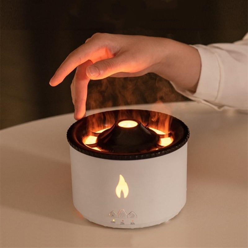 Ultrasonic Essential Oil Diffuser with Flame Light and Jellyfish Mist Mode Aromatherapy Machine - Image 17
