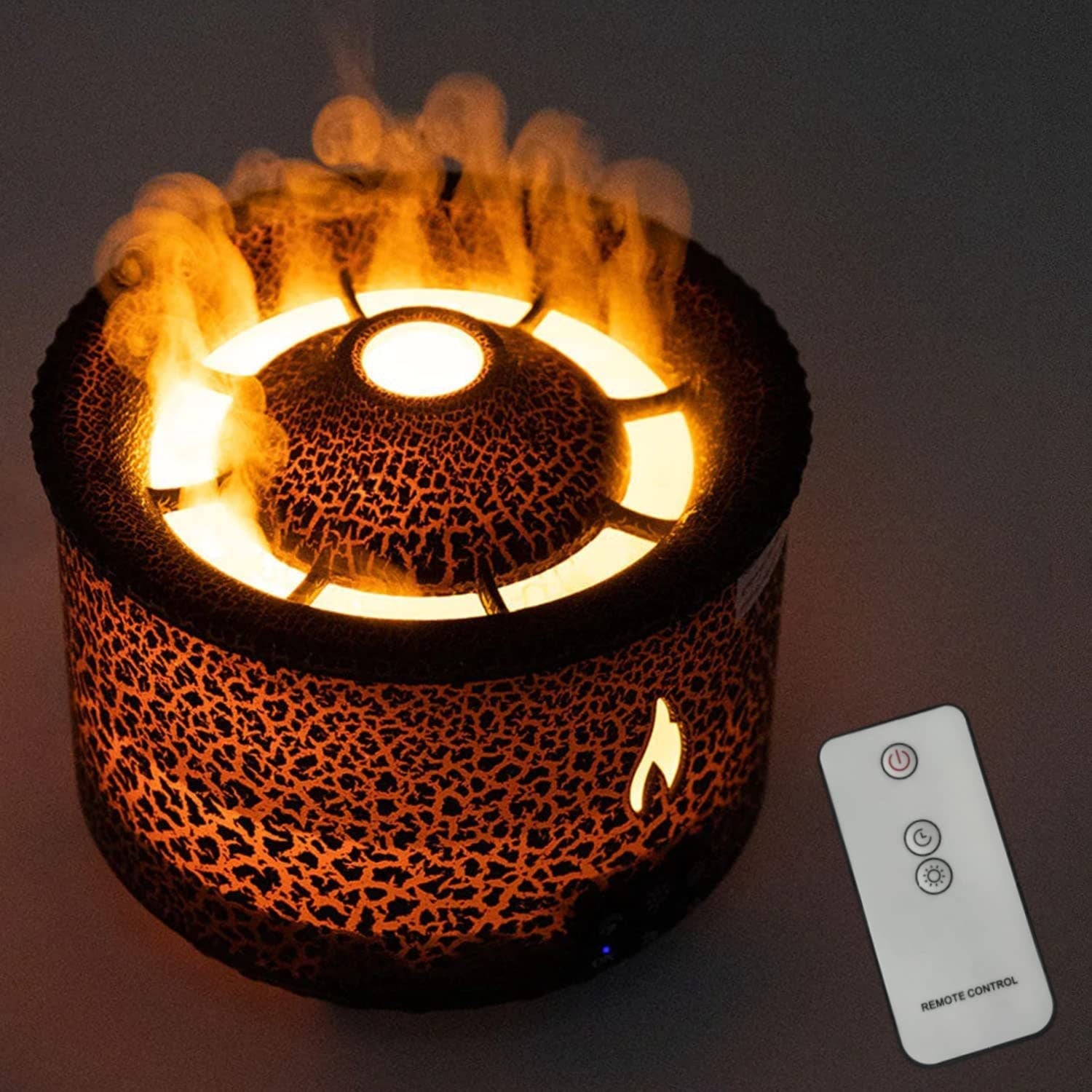 Ultrasonic Essential Oil Diffuser with Flame Light and Jellyfish Mist Mode Aromatherapy Machine - Image 18