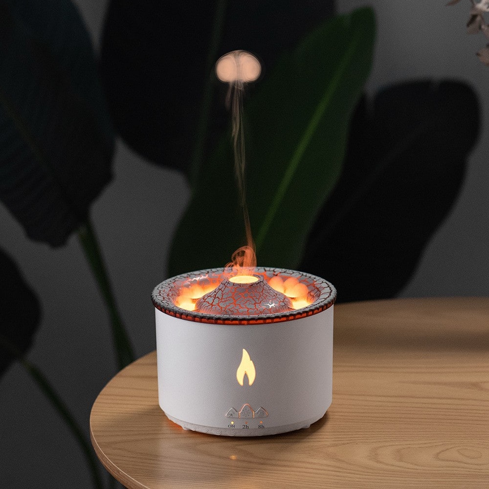 Ultrasonic Essential Oil Diffuser with Flame Light and Jellyfish Mist Mode Aromatherapy Machine - Image 20