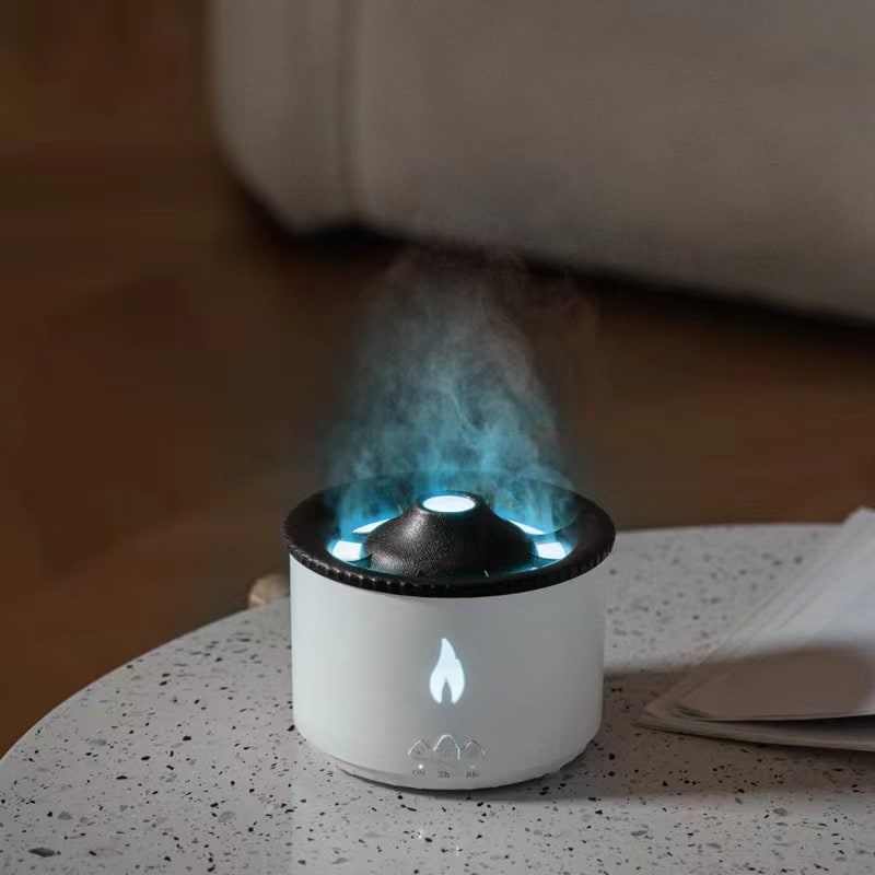 Ultrasonic Essential Oil Diffuser with Flame Light and Jellyfish Mist Mode Aromatherapy Machine - Image 4