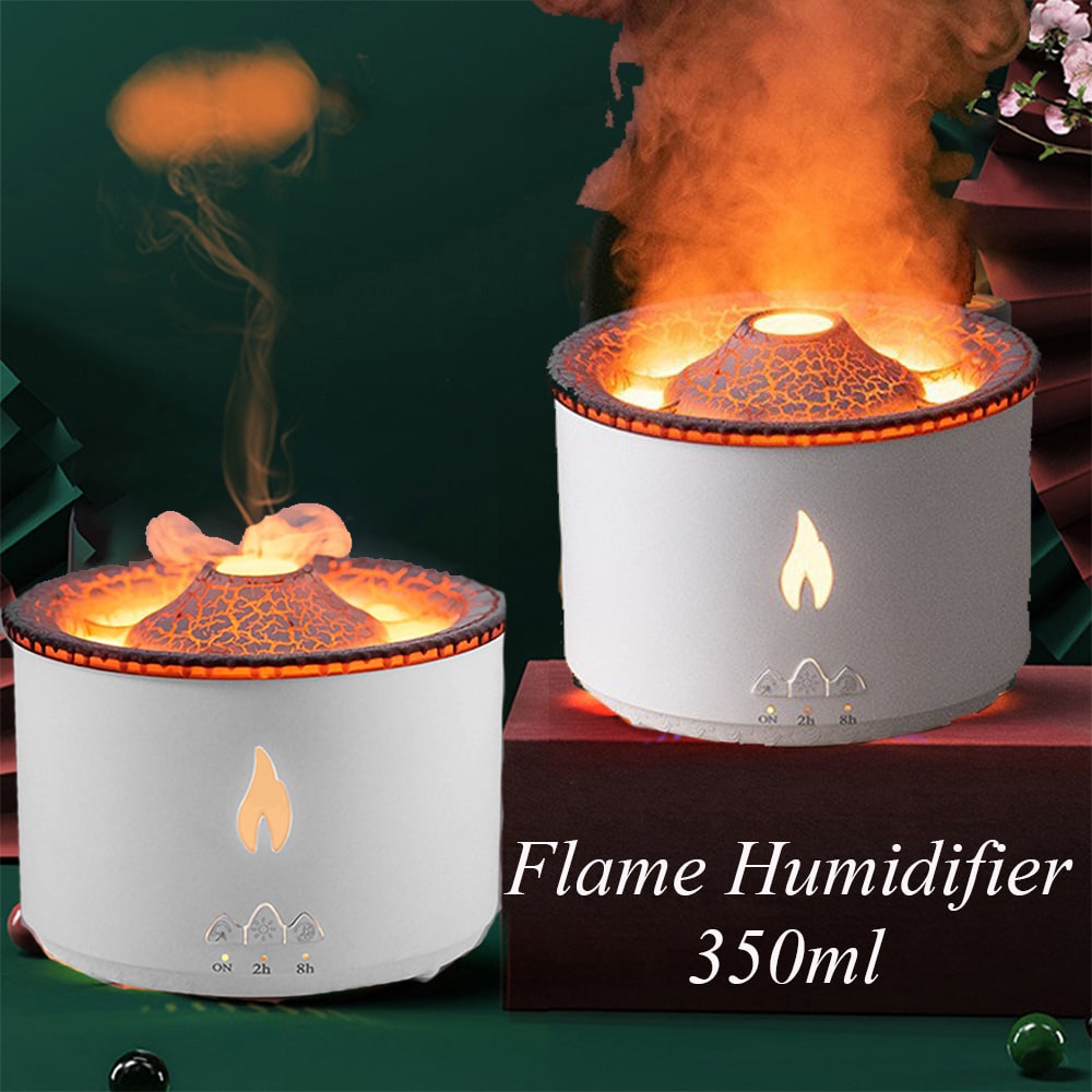Ultrasonic Essential Oil Diffuser with Flame Light and Jellyfish Mist Mode Aromatherapy Machine - Image 8