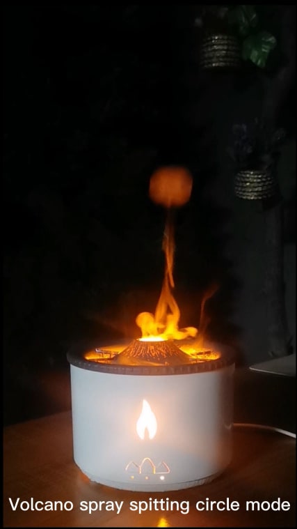 Ultrasonic Essential Oil Diffuser with Flame Light and Jellyfish Mist Mode Aromatherapy Machine - Image 9