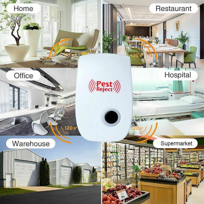 Ultrasonic Pest Repeller Insect and Bug Control with Plug-In Electronic Design and LED Indicator - Image 3