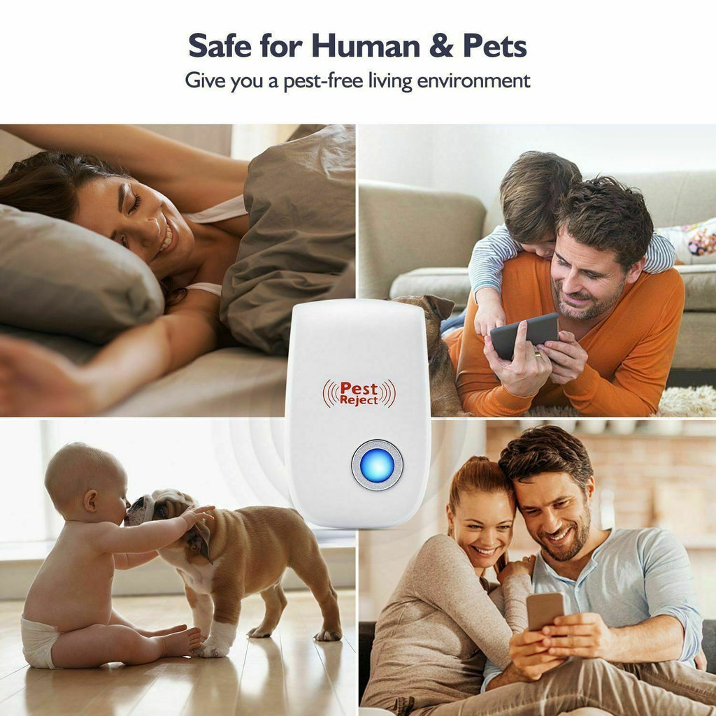 Ultrasonic Pest Repeller Insect and Bug Control with Plug-In Electronic Design and LED Indicator - Image 4