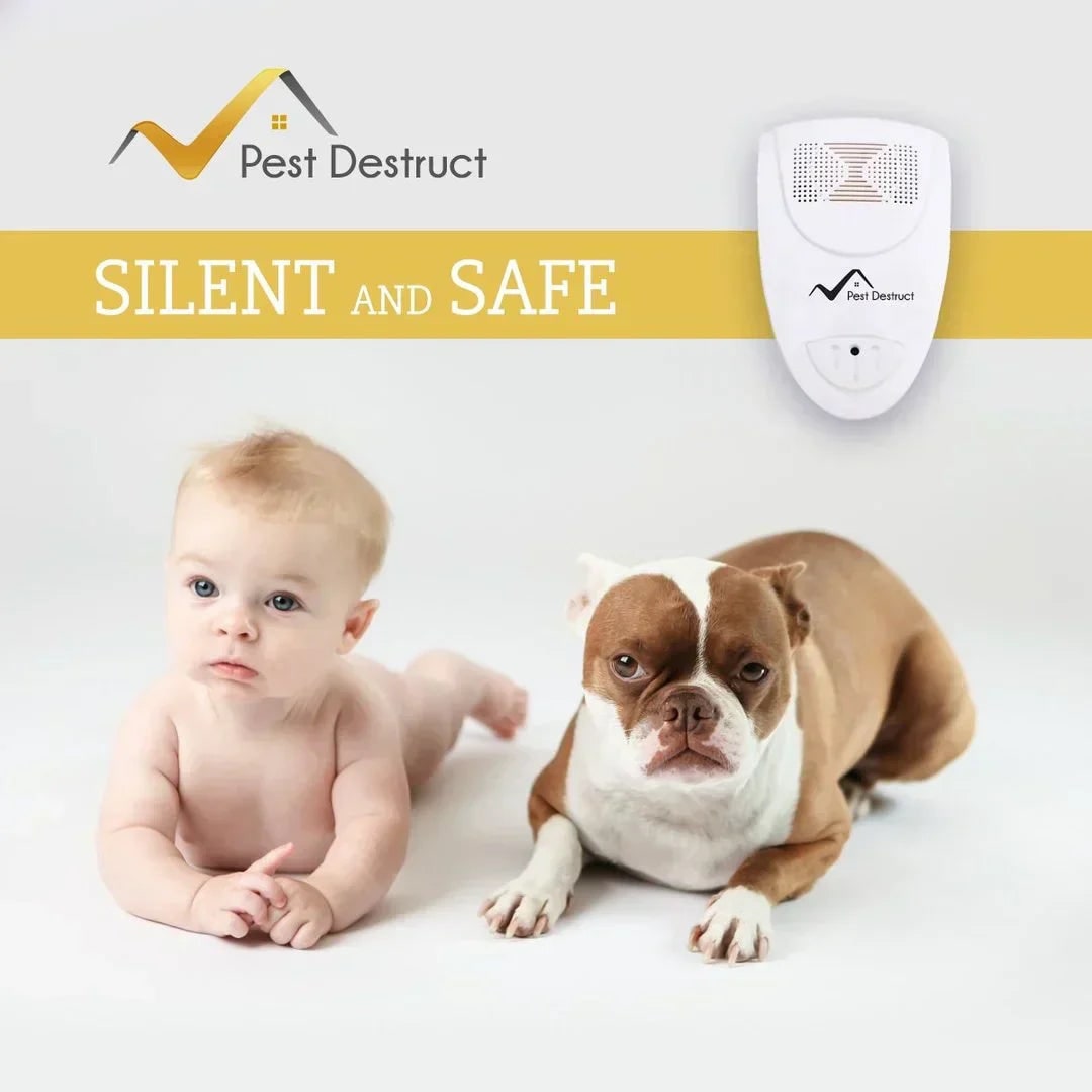Ultrasonic Pest Repeller Plug Portable LED Indicator Compact White - Image 4